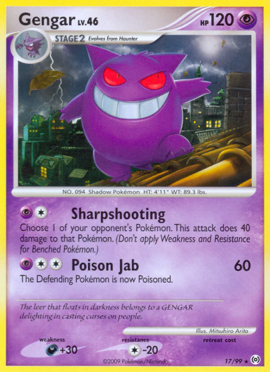 Gengar 17/99 Platinum Arceus