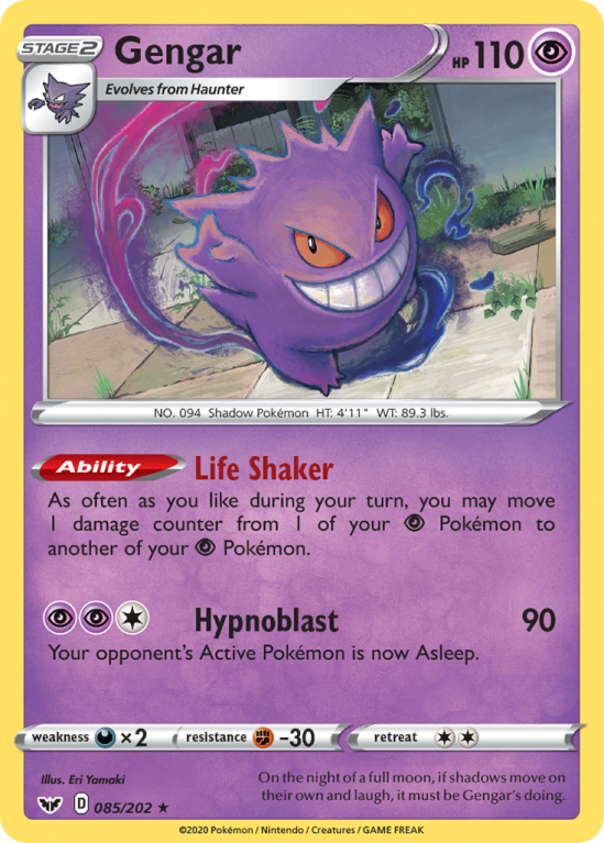 Gengar 85/202 Sword & Shield Sword & Shield