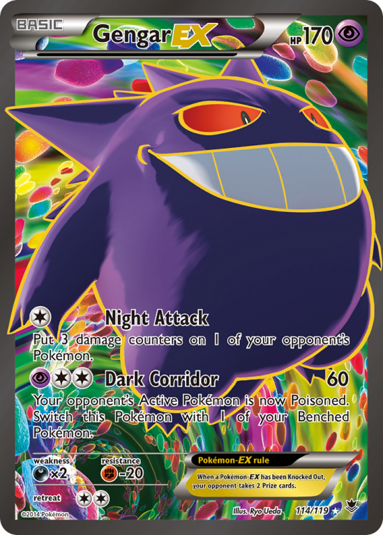 Gengar-EX 114/119 XY Phantom Forces