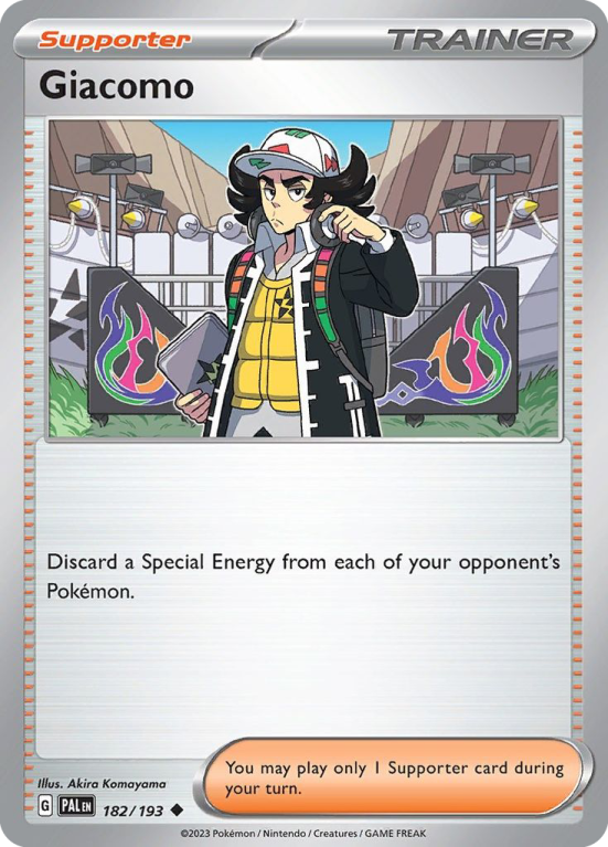 Giacomo 182/193 Scarlet & Violet Paldea Evolved