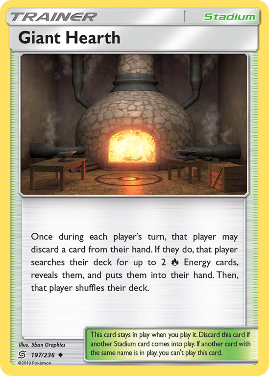 Giant Hearth 197/236 Sun & Moon Unified Minds