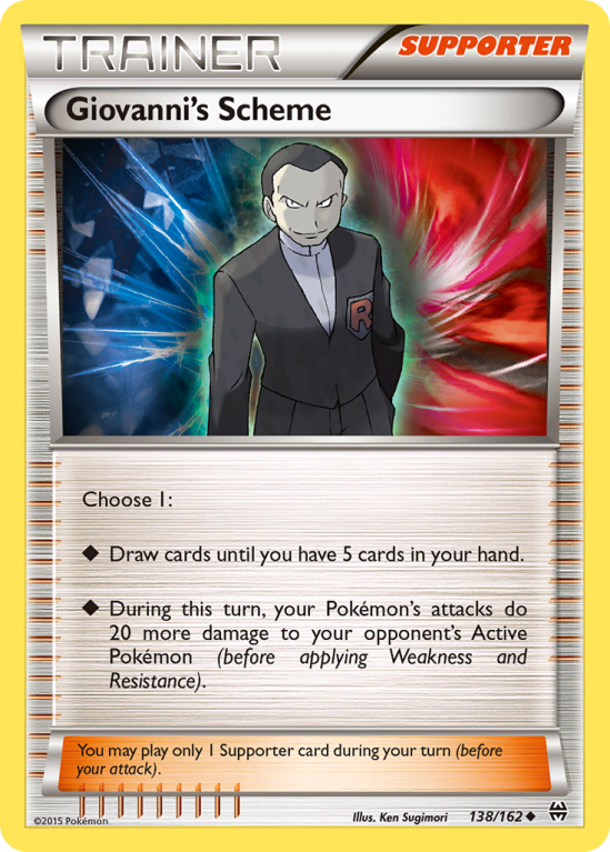 Giovanni's Scheme 138/162 XY BREAKthrough