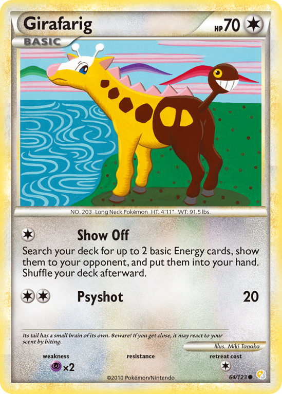 Girafarig 64/123 HeartGold & SoulSilver HeartGold & SoulSilver
