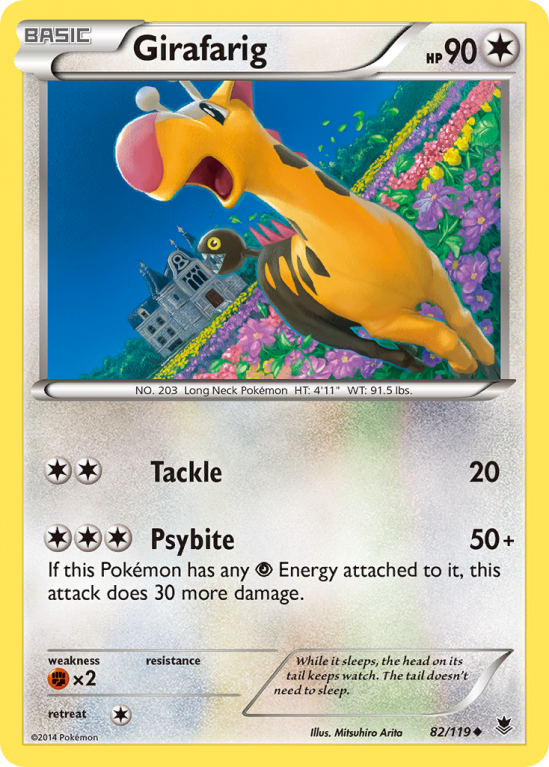 Girafarig 82/119 XY Phantom Forces