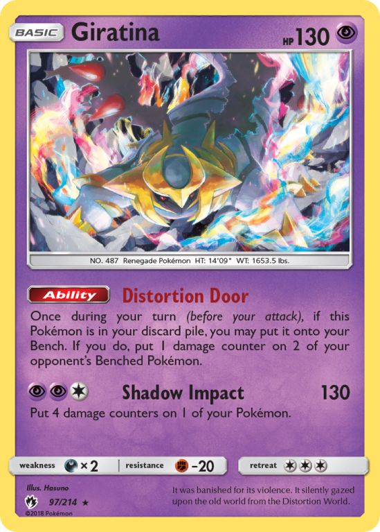Giratina 97/214 Sun & Moon Lost Thunder