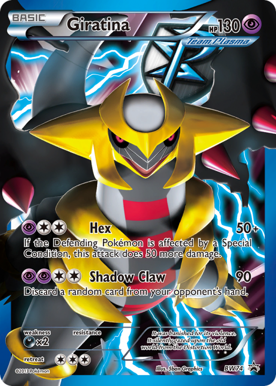 Giratina BW74/101 Black & White BW Black Star Promos
