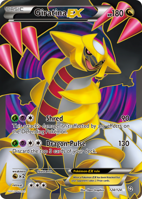 Giratina-EX 124/124 Black & White Dragons Exalted