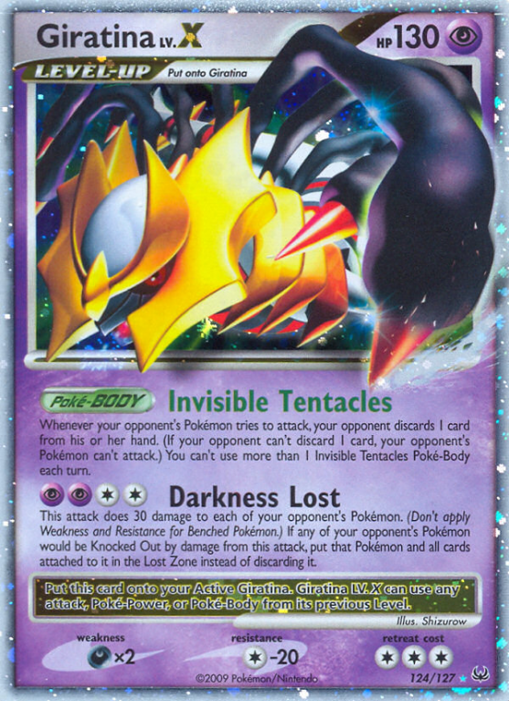Giratina LV.X 124/127 Platinum Platinum