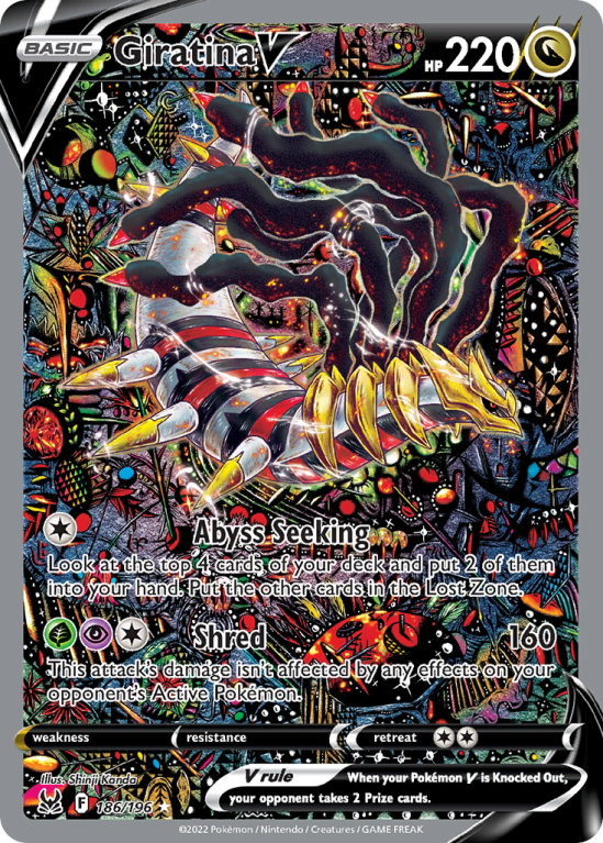 Giratina V 186/196 Sword & Shield Lost Origin