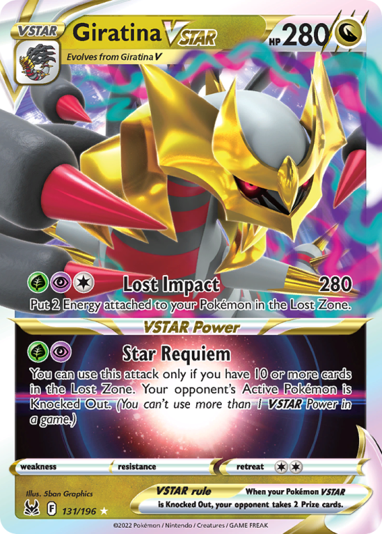 Giratina VSTAR 131/196 Sword & Shield Lost Origin