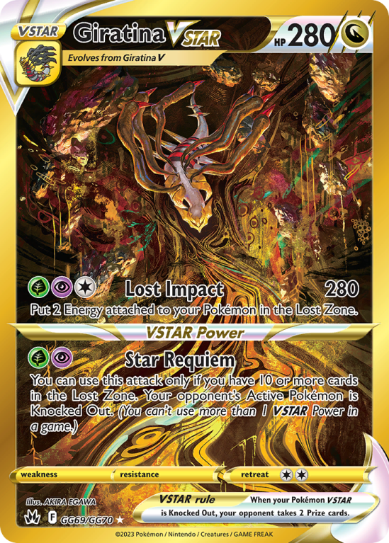 Giratina VSTAR GG69/70 Sword & Shield Crown Zenith Galarian Gallery