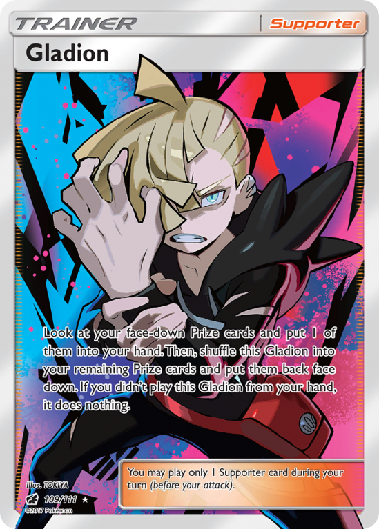 Gladion 109/111 Sun & Moon Crimson Invasion