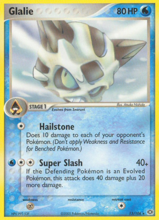 Glalie 13/106 EX Emerald