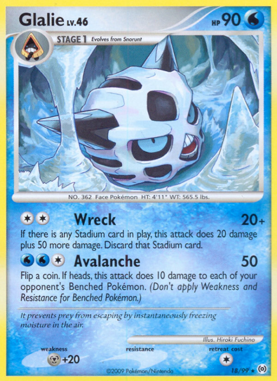 Glalie 18/99 Platinum Arceus