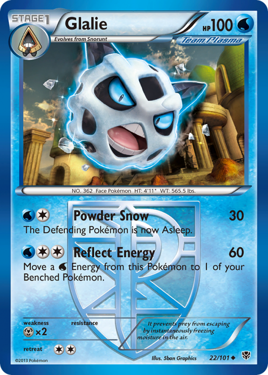 Glalie 22/101 Black & White Plasma Blast
