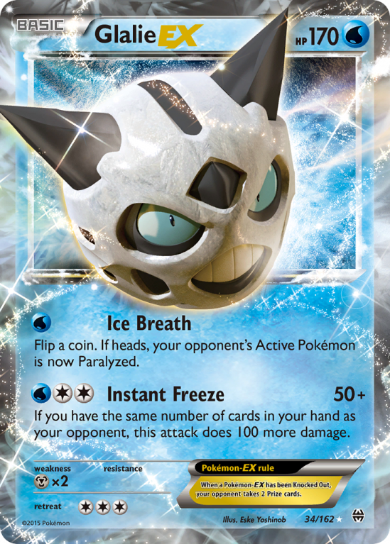 Glalie-EX 34/162 XY BREAKthrough