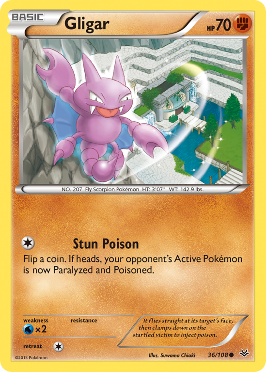 Gligar 36/108 XY Roaring Skies