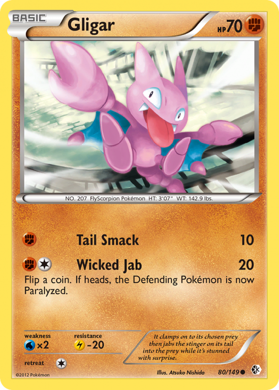 Gligar 80/149 Black & White Boundaries Crossed