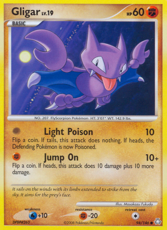 Gligar 94/146 Diamond & Pearl Legends Awakened