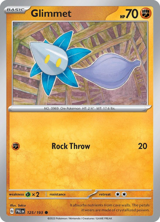 Glimmet 125/193 Scarlet & Violet Paldea Evolved