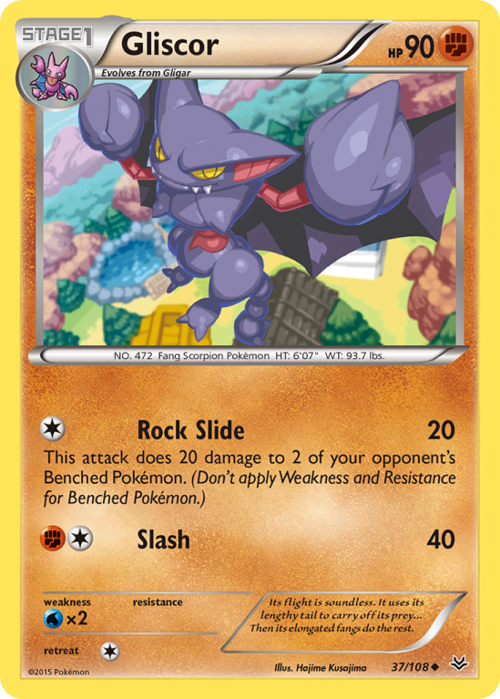 Gliscor 37/108 XY Roaring Skies