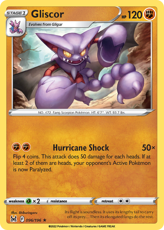 Gliscor 96/196 Sword & Shield Lost Origin