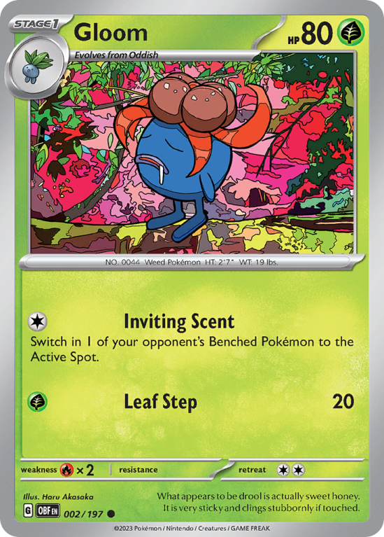 Gloom 2/197 Scarlet & Violet Obsidian Flames