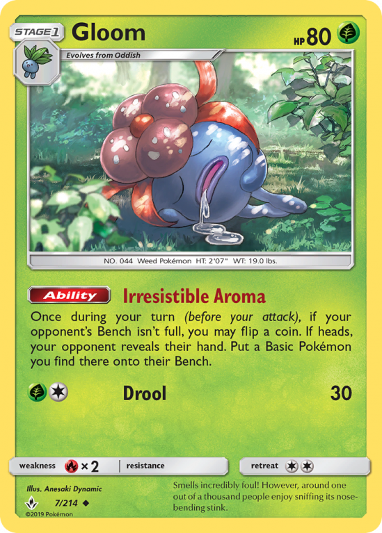 Gloom 7/214 Sun & Moon Unbroken Bonds