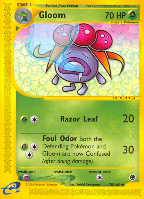 Gloom 78/165 E-Card Expedition Base Set