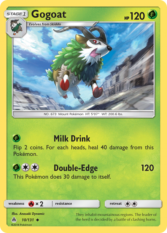 Gogoat 10/131 Sun & Moon Forbidden Light