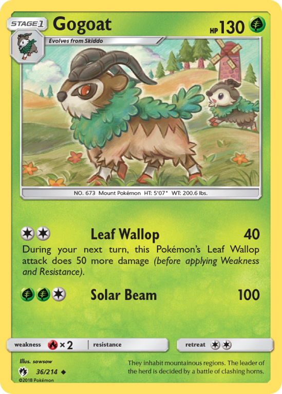 Gogoat 36/214 Sun & Moon Lost Thunder