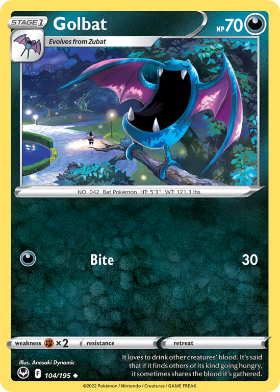 Golbat 104/195 Sword & Shield Silver Tempest