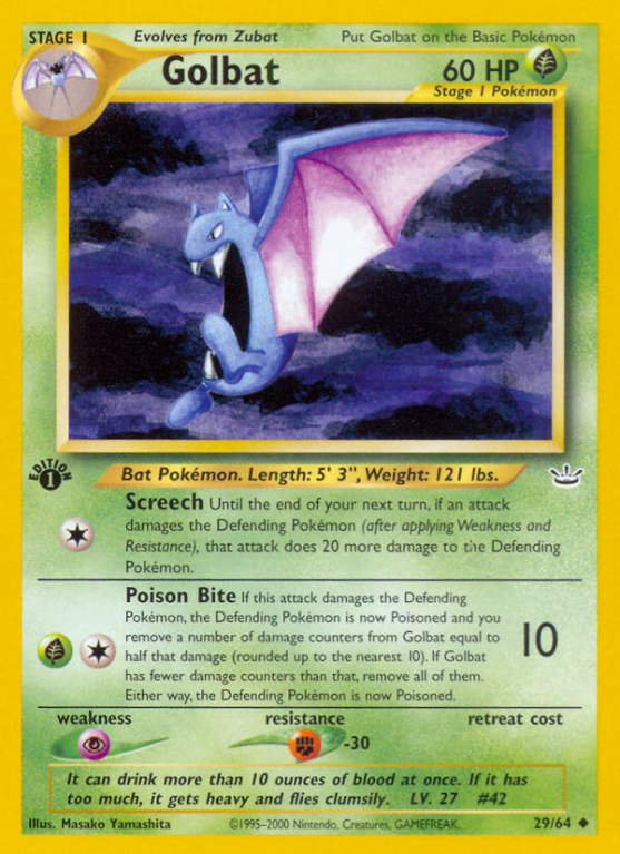 Golbat 29/66 Neo Neo Revelation