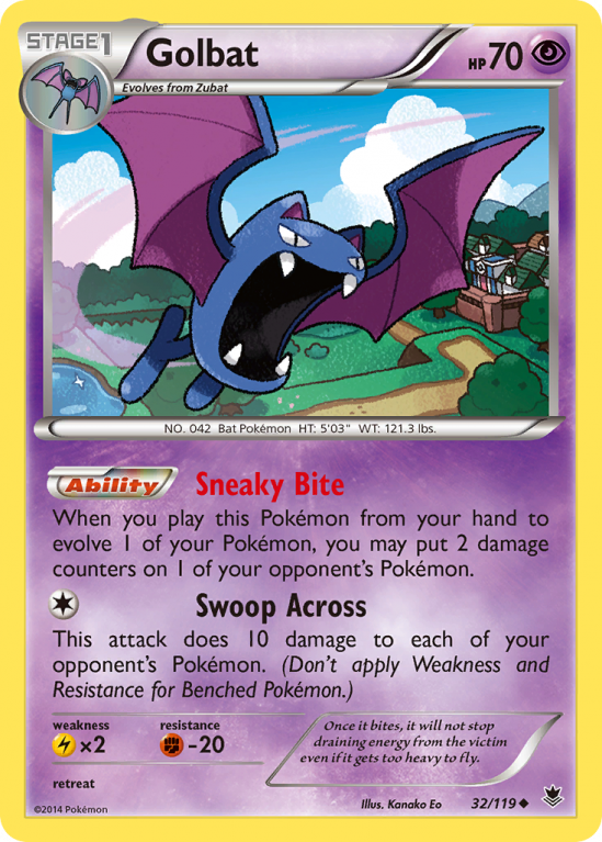 Golbat 32/119 XY Phantom Forces