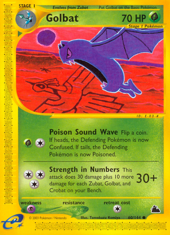 Golbat 60/182 E-Card Skyridge