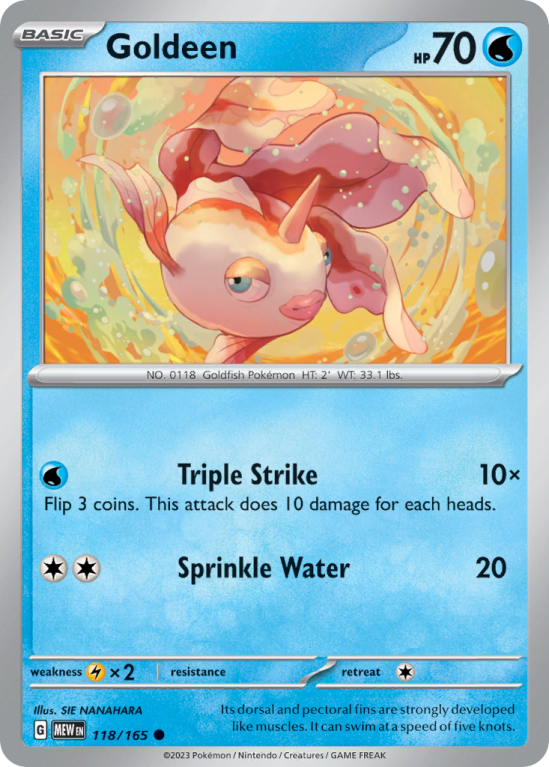 Goldeen 118/165 Scarlet & Violet 151