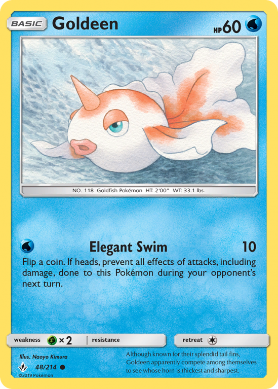Goldeen 48/214 Sun & Moon Unbroken Bonds