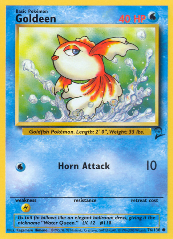 Goldeen 76/130 Base Base Set 2
