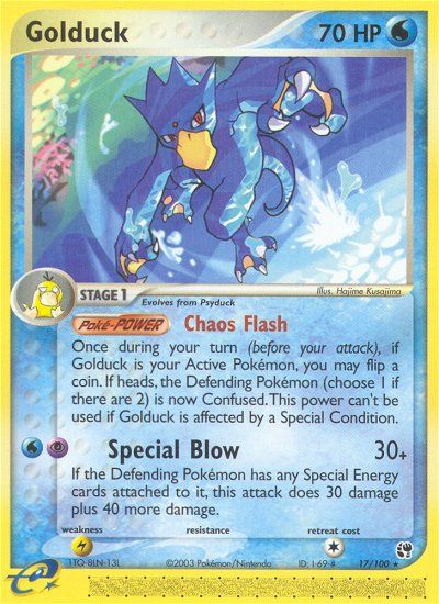 Golduck 17/100 EX Sandstorm
