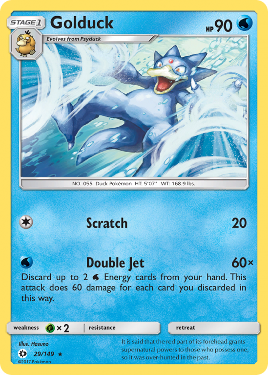 Golduck 29/149 Sun & Moon Sun & Moon