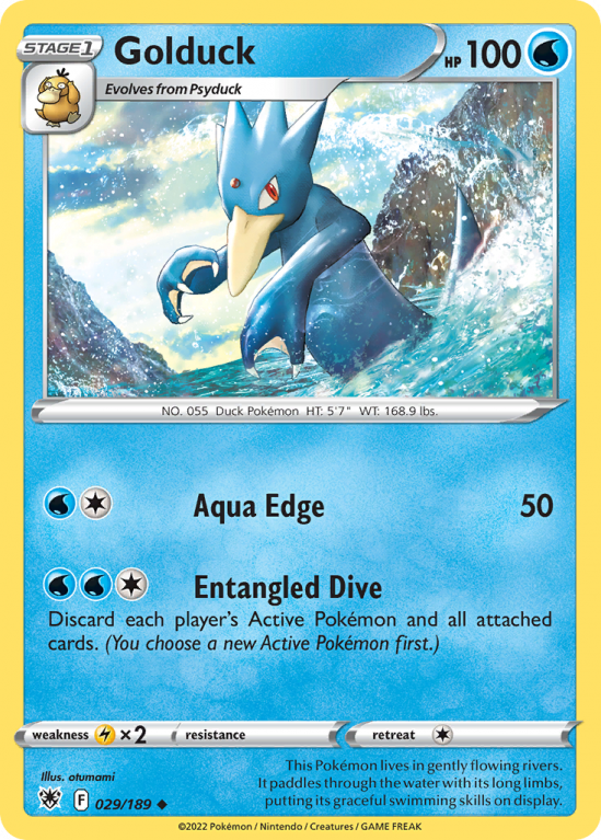 Golduck 29/189 Sword & Shield Astral Radiance