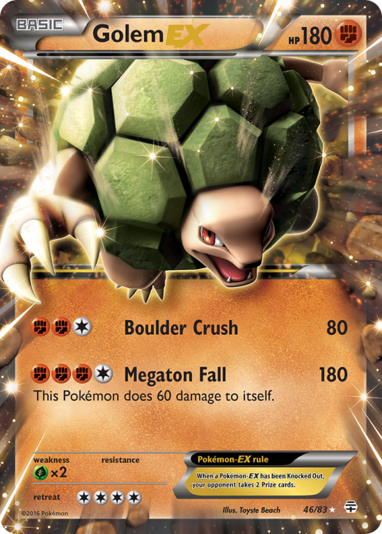 Golem-EX 46/115 XY Generations