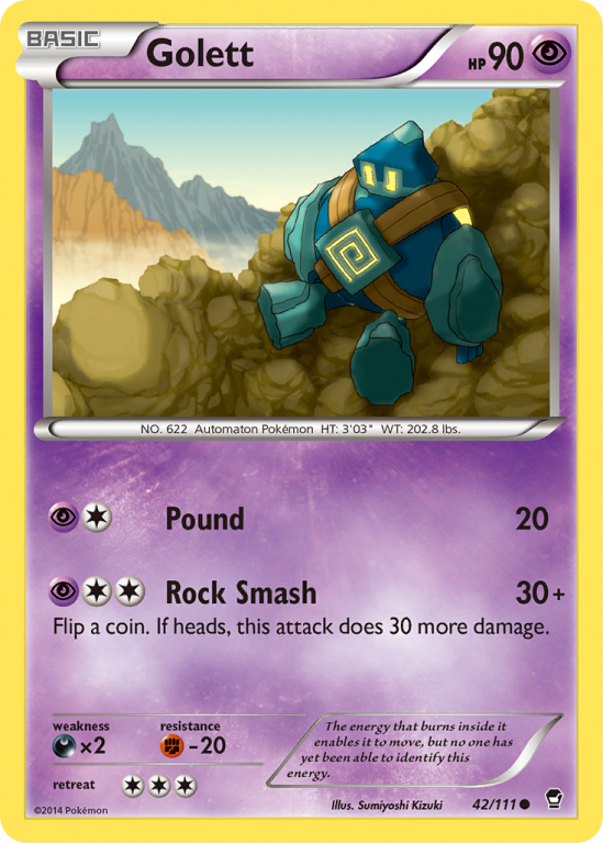 Golett 42/111 XY Furious Fists