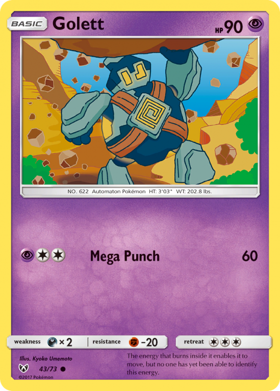 Golett 43/73 Sun & Moon Shining Legends