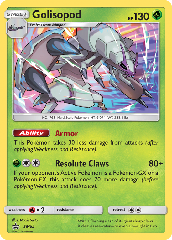 Golisopod SM52/156 Sun & Moon SM Black Star Promos