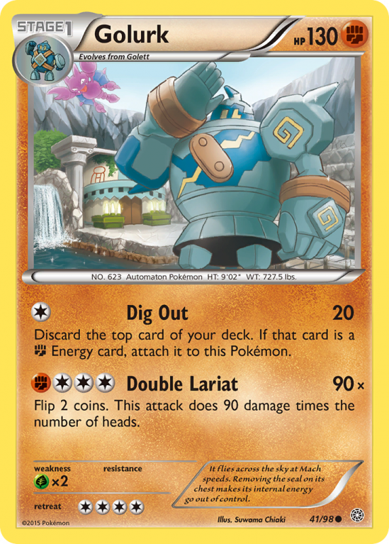 Golurk 41/98 XY Ancient Origins