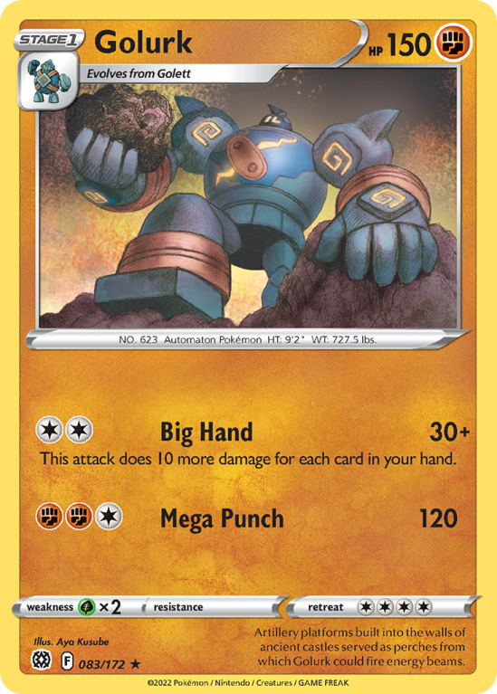 Golurk 83/172 Sword & Shield Brilliant Stars