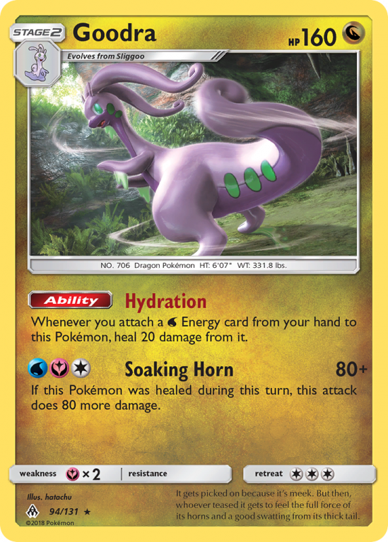 Goodra 94/131 Sun & Moon Forbidden Light