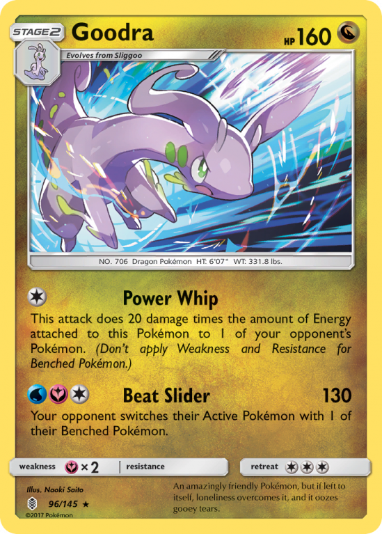 Goodra 96/145 Sun & Moon Guardians Rising