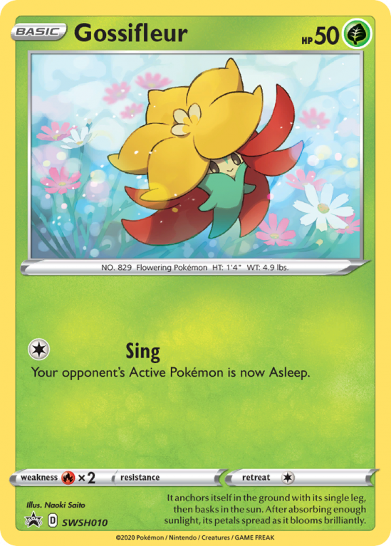 Gossifleur SWSH010/103 Sword & Shield SWSH Black Star Promos